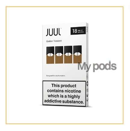 Juul Golden Tobacco, juul golden tobacco 1.8%, Juul Original