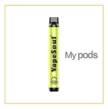 Vapesoul 1000 puffs, Blackcurrent Lemonade, Descartável, 5%, Pod